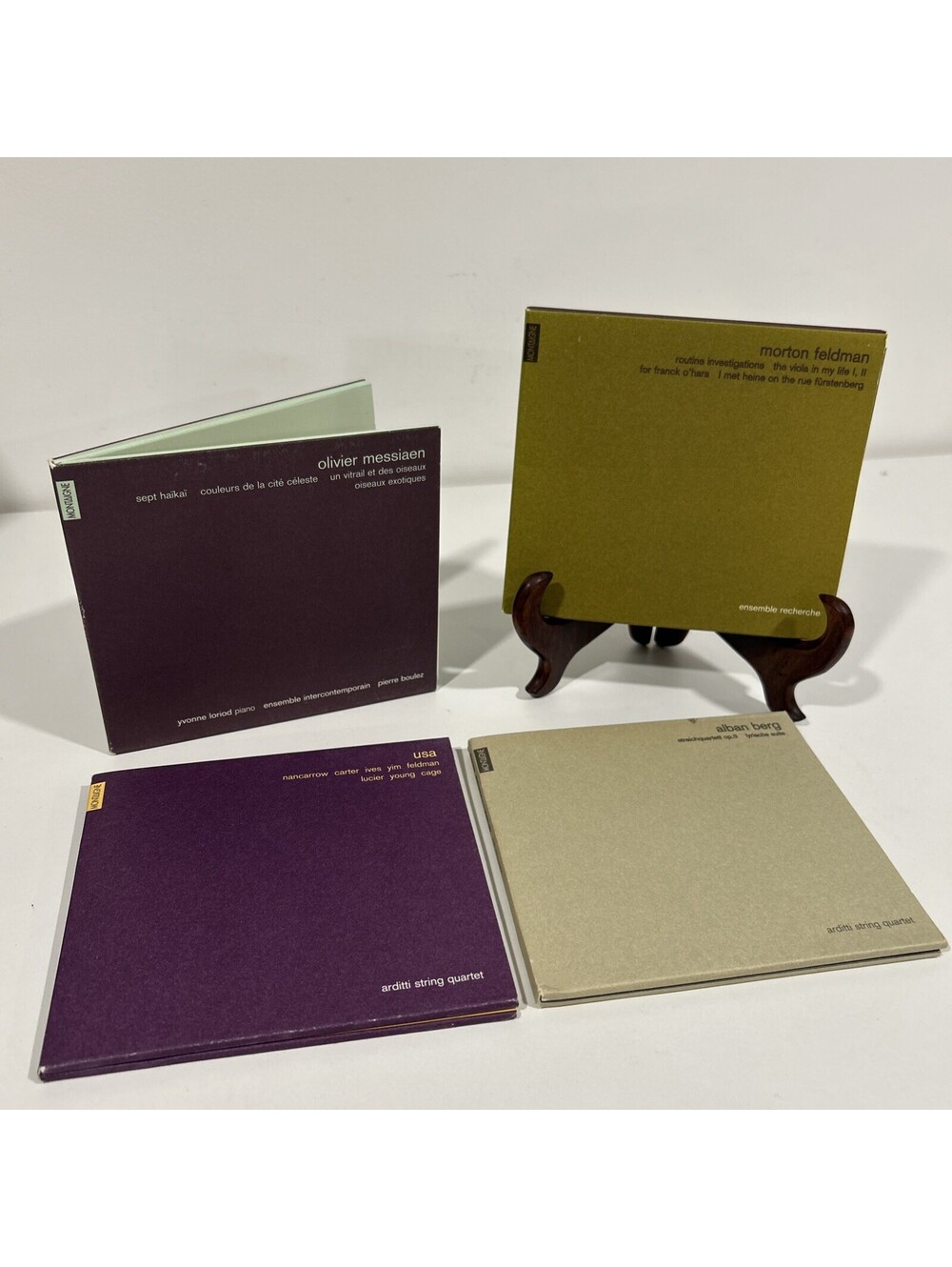 MODERN CLASSICAL Montaigne CD Lot Alban Berg Feldman Messiaen USA